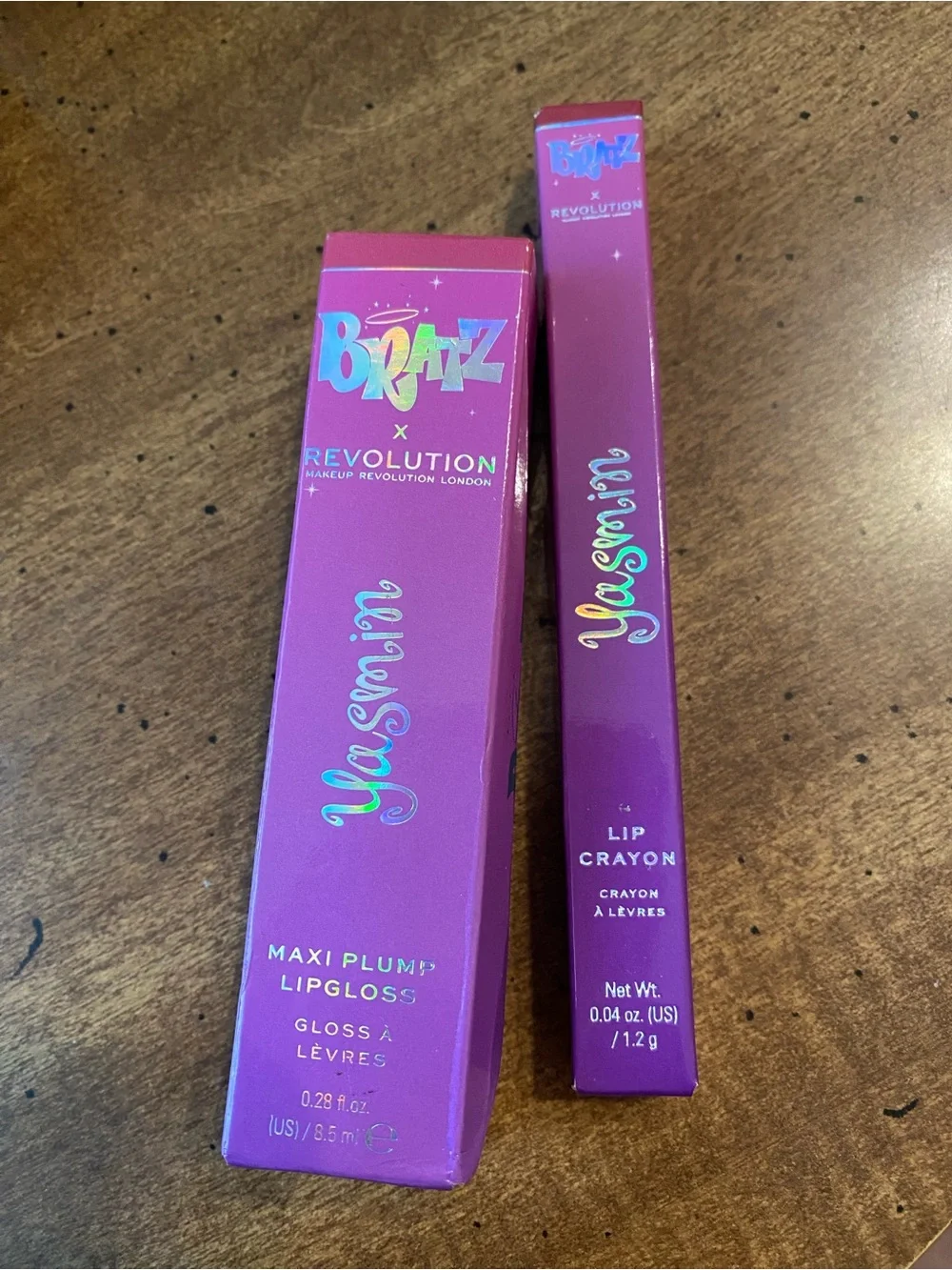 Bratz x Revolution Maxi Plump Lipgloss & Lip Crayon Yasmin- NWT